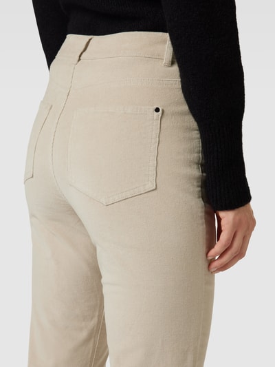 Christian Berg Woman Broek met knoop- en ritssluiting Ecru - 3