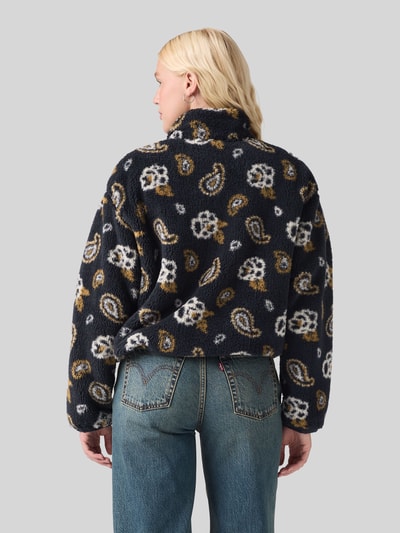 Levi's® Kurtka z polaru z kieszenią kangurka model 'ATWOOD' Antracytowy 5