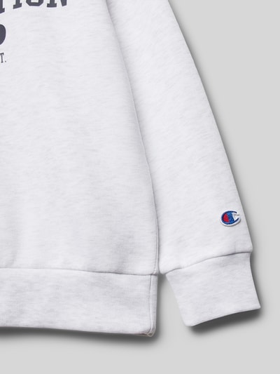 CHAMPION Sweatshirt met labelprint Ecru gemêleerd - 2