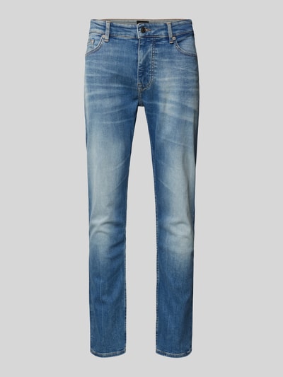 BOSS Orange Slim Fit Jeans im 5-Pocket-Design Modell 'DELAWARE' Jeansblau 2