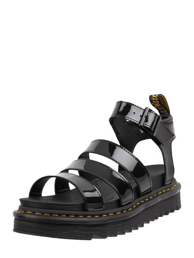 Dr. Martens Sandalen aus Lackleder Modell 'Blaire' Black 1