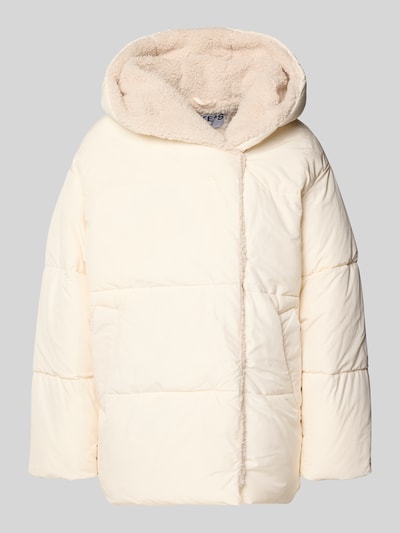 Jake*s Casual Steppjacke mit Futter aus Teddyfell Ecru 2