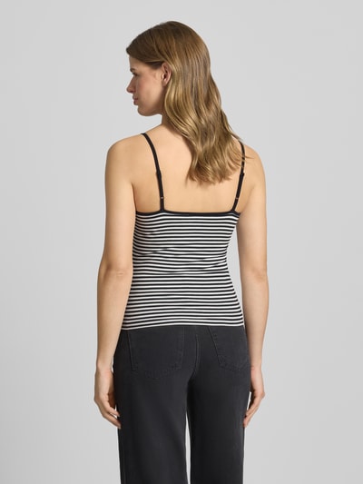 Tommy Jeans Slim Fit Trägertop aus Baumwoll-Mix Black 5