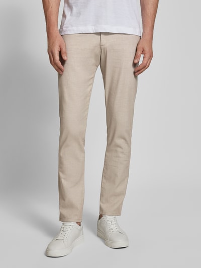 bugatti Stoffhose im 5-Pocket-Design Modell 'CORDOBA' Beige 4