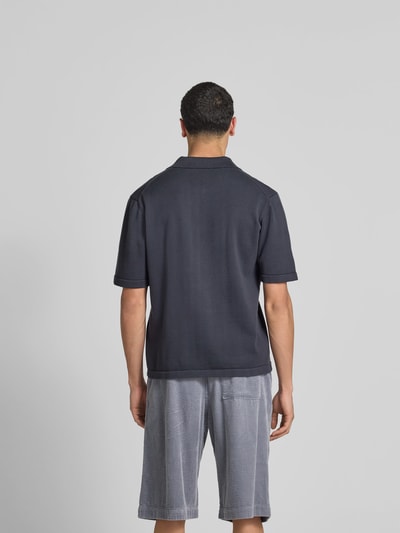 MAISON KITSUNÉ T-Shirt in Strick-Optik Dunkelgrau 5
