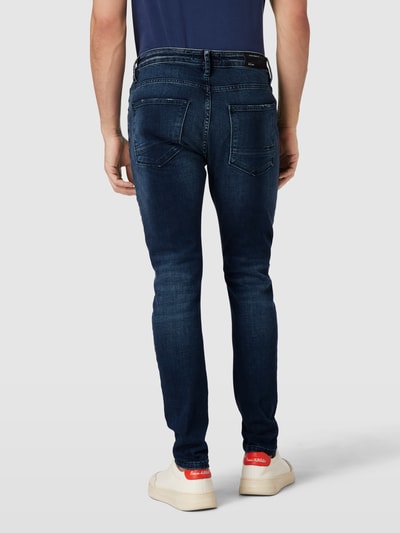 ELIAS RUMELIS Jeans met 5-pocketmodel, model 'Dave' Donkerblauw - 5