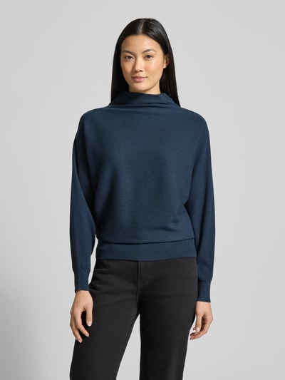 Zero Gebreide pullover van viscosemix Oceaanblauw - 4