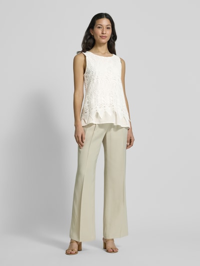 Apricot Top bluzkowy o kroju regular fit z efektem warstw Złamany biały 1