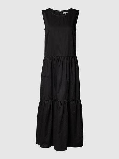 Tom Tailor Midikleid mit Rundhalsausschnitt Black 2