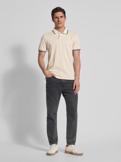 MCNEAL Poloshirt mit Label-Stitching Beige 1