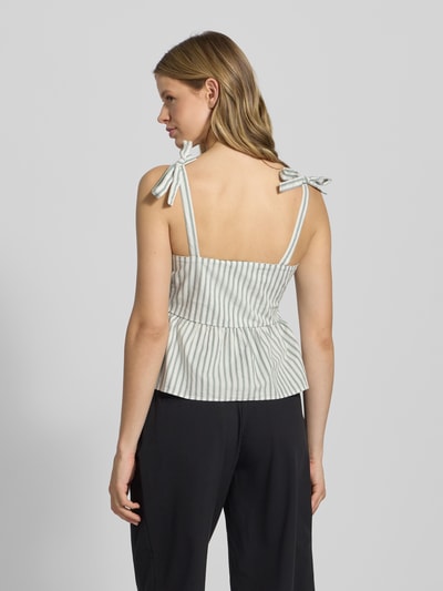 Pieces Regular Fit Trägertop aus reiner Baumwolle Modell 'TAELYN' Offwhite 5