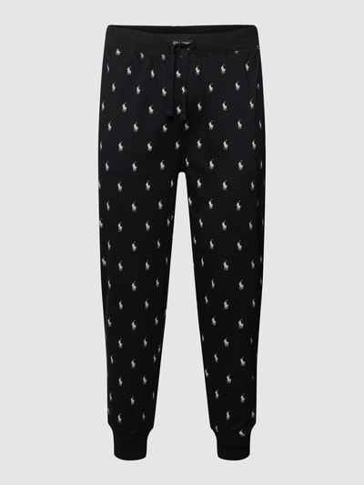 Polo Ralph Lauren Underwear Spodnie dresowe z nadrukiem z logo model ‘LIQUID’ Czarny 2