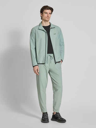 BOSS Green Hose mit elastischem Bund Modell 'Flex' Mint 1