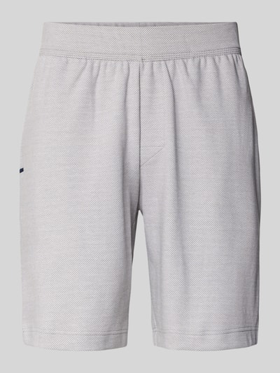 Produktfoto, Shorts mit elastischem Bund von Schiesser aus Baumwoll-Mix, regular Fit, fein strukturierte Oberfläche, hellgrau