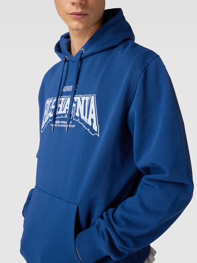 BLS HAFNIA Hoodie mit Label-Stitching Modell 'College 2' Royal 3