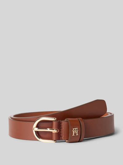 Tommy Hilfiger Ledergürtel mit Logo-Monogramm Cognac 1