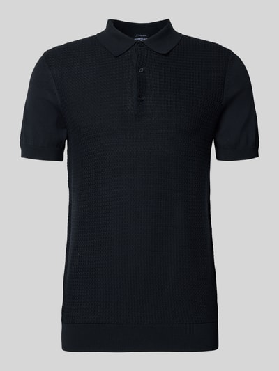 Strellson Regular Fit Poloshirt aus reiner Baumwolle Black 2