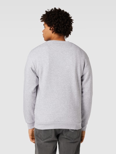 Jack & Jones Sweatshirt met ronde hals, model 'BRADLEY' Lichtgrijs gemêleerd - 5