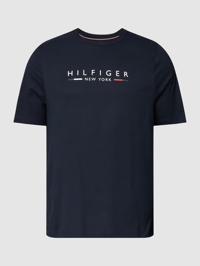 Tommy Hilfiger Big & Tall Plus Size T-Shirt mit Label-Print Black 2