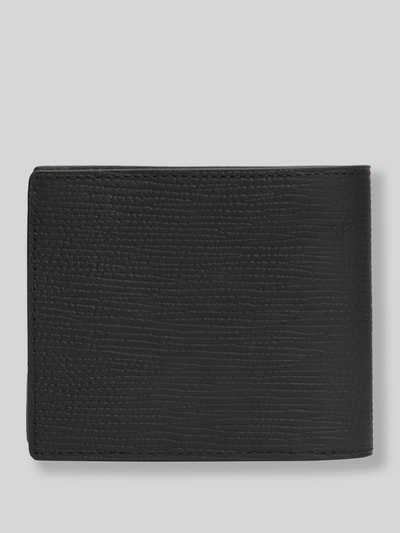 Tommy Hilfiger Portemonnaie aus echtem Leder mit Label-Schriftzug BLACK 3
