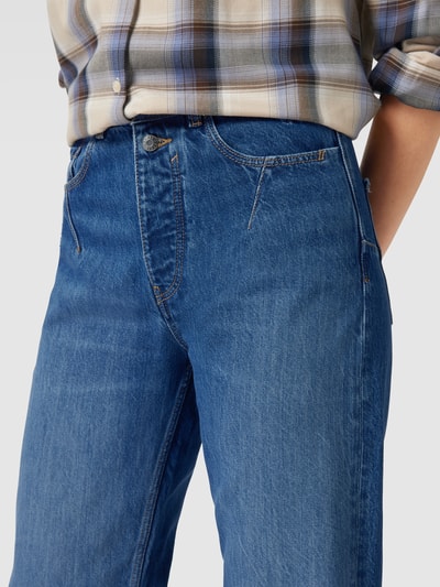 Esprit Dad Fit Jeans im Used-Look Jeansblau 3