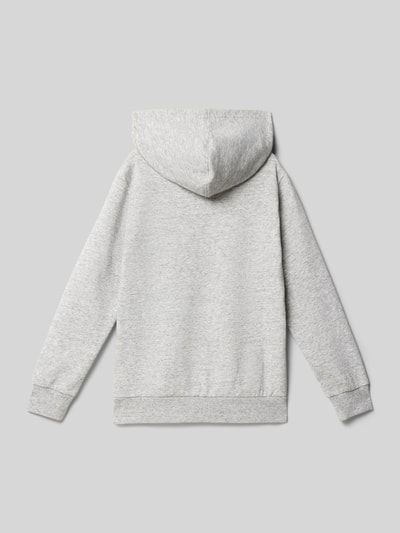 CHAMPION Hoodie mit Label-Stitching Mittelgrau Melange 3