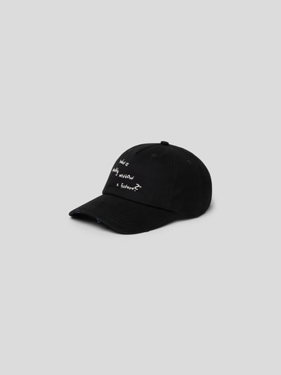 Preach Cap mit Statement-Stitching Schwarz 2