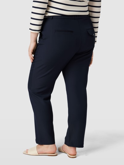 ONLY CARMAKOMA PLUS SIZE Stoffhose mit Gesäßtaschen Modell 'THEA' Dunkelblau 5