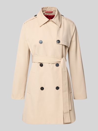 MAX&Co. Regular Fit Trenchcoat mit Baumwoll-Anteil Modell 'ARIS' Sand 2