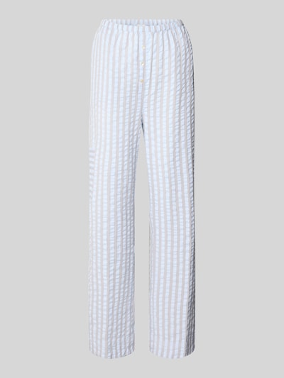 CCDK Copenhagen Spodnie od piżamy z elastycznym pasem model ‘Mila’ Jasnoniebieski 1