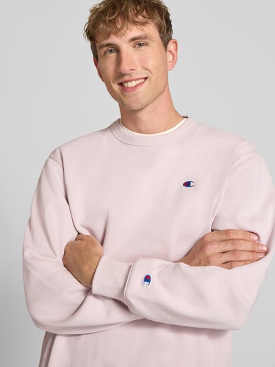 Champion Sweatshirt mit Label-Details Altrosa 3