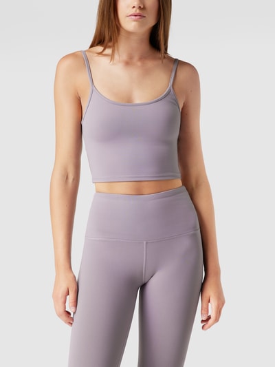 REVIEW Crop Top mit Spaghettiträgern Purple 4