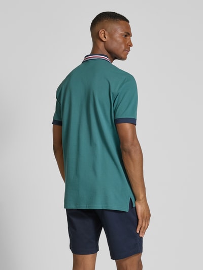 Christian Berg Men Regular Fit Poloshirt aus reiner Baumwolle Metallic Gruen 5