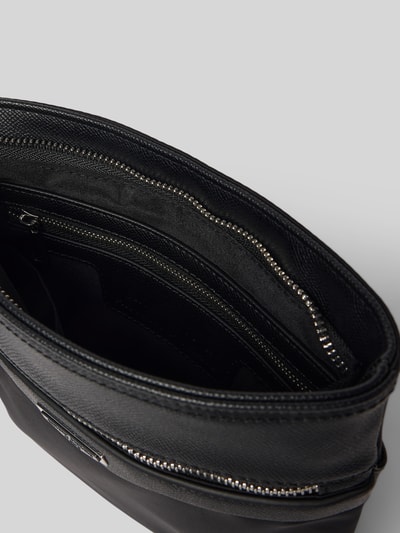 Antony Morato Kulturtasche mit Label-Detail Modell 'Messenger' Black 4