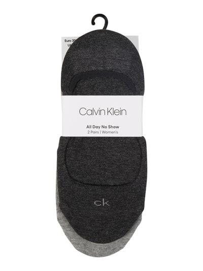 CK Calvin Klein Set van 2 paar kousenvoetjes Middengrijs gemêleerd - 2