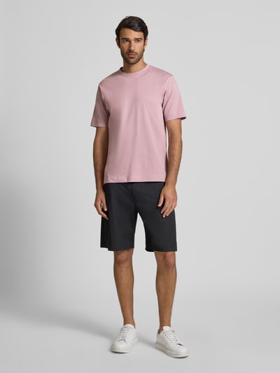 Drykorn T-shirt met ronde hals, model 'RAPHAEL 10' Rosé - 1