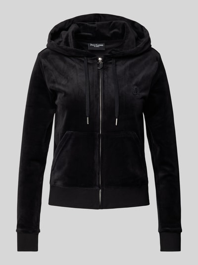 Juicy Couture Sweatjacke mit Kapuze Modell 'ROBERTSON - CLASSIC' Black 1