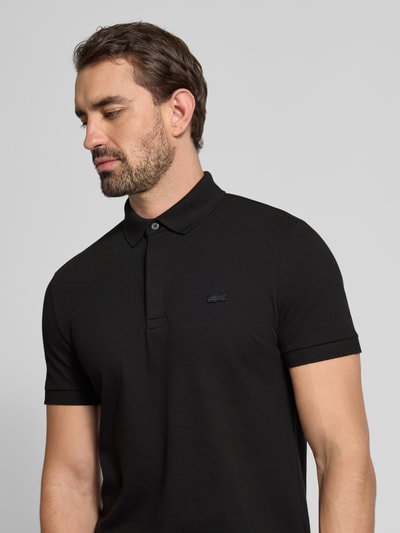 Lacoste Regular fit poloshirt van katoenmix Zwart - 3