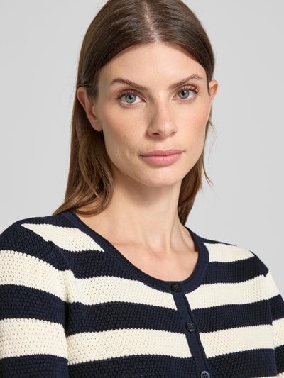 Christian Berg Woman Vest met knoopsluiting Donkerblauw - 3