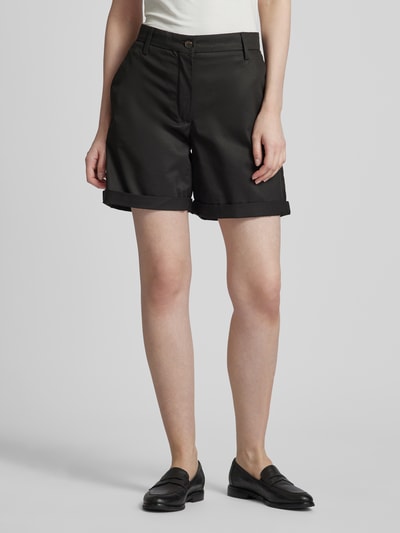 Tommy Hilfiger Flared Chino-Shorts mit Gesäßtaschen Modell 'CO BLEND' Black 4