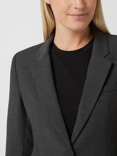 Selected Femme Blazer met 2-knoopssluiting, model 'Frita' Donkergrijs gemêleerd - 3