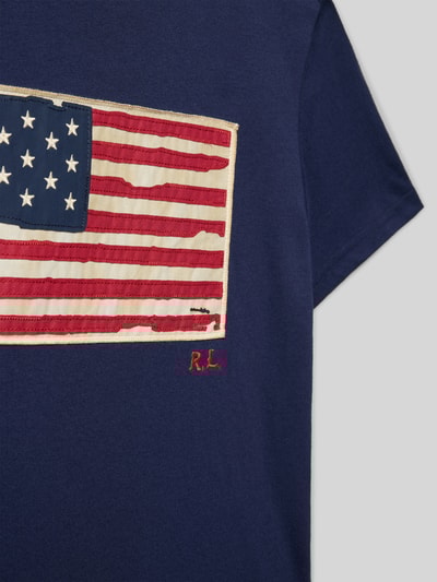 Polo Ralph Lauren Teens T-shirt met labelstitching Marineblauw - 2