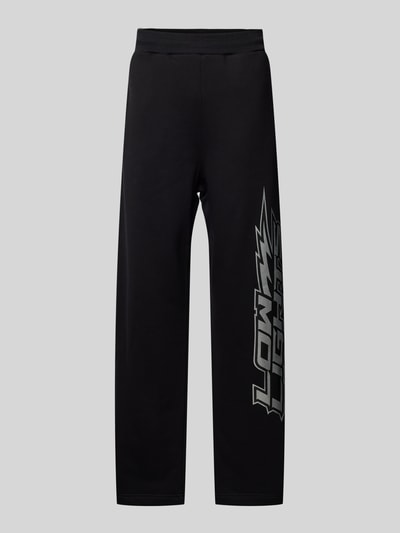 Low Lights Studios Jogpants mit Label-Print Modell 'Lightning' Black 2