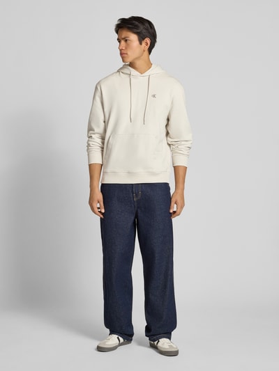 Calvin Klein Jeans Hoodie mit Kapuze Offwhite 1