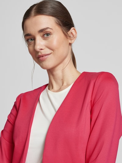 ICHI Slim fit blazer met deelnaden, model 'KATE' Felroze - 3