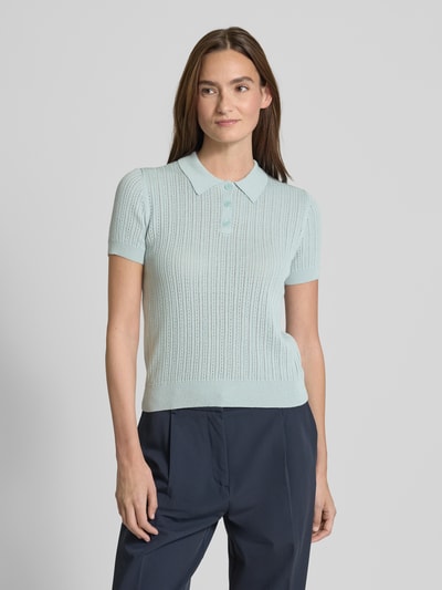 Lauren Ralph Lauren Poloshirt mit kurzer Knopfleiste Bleu 4