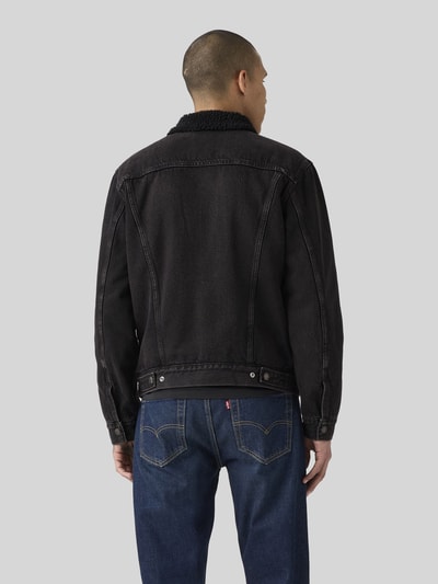 Levi's® Regular Fit Jeansjacke aus reiner Baumwolle BLACK 4