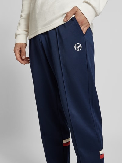 SERGIO TACCHINI Regular Fit Trackpants mit fixierten Bügelfalten Marine 3