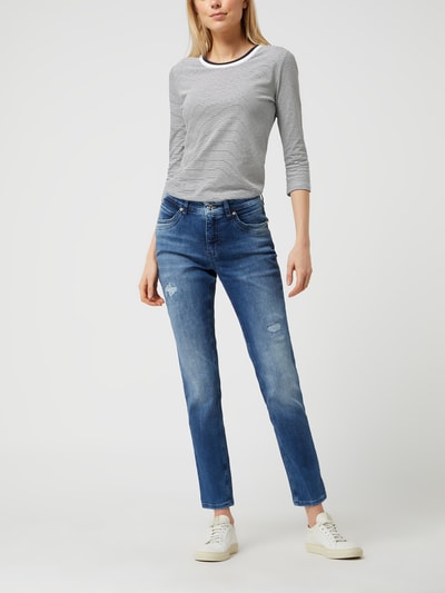 MAC Feminine Fit Jeans mit Stretch-Anteil Modell 'Mel' - MAC X Sylvie Meis 24/7 Blau 1