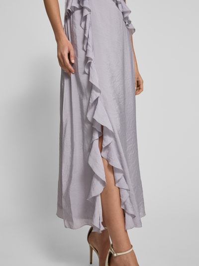 Jake*s Collection Maxikleid mit Volants Lavender 3